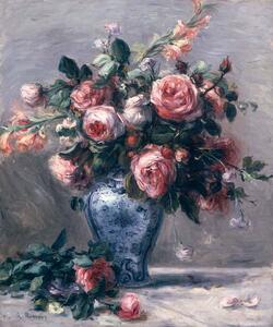 Pierre Auguste Renoir - Obrazová reprodukcia Vase of Roses, (35 x 40 cm)