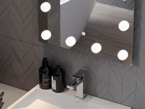Mexen Dona, LED kúpeľňové zrkadlo s podsvietením 50 x 70 cm, 6000K, ochrana proti zahmlievaniu, 9818-050-070-611-00