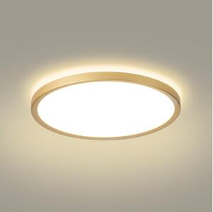 Brilagi - LED kúpeľňové svietidlo ULTRA SLIM LED/24W/230V, priemer 42 cm, zlaté, IP54