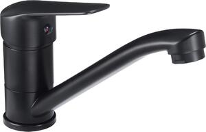 Basin mixer with swivel spout