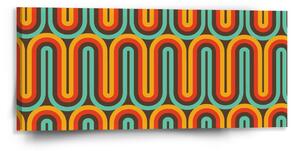 Sablio Obraz Retro vlny - 110x50 cm