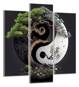 Obraz na plátne Jin jang a strom