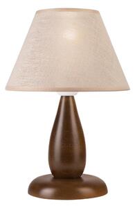 Stolná lampa PERA 1xE27/60W/230V tmavohnedá/buk