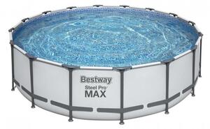 Bestway Bazén Bestway® Steel Pro MAX, 5612Z, filter, pumpa, rebrík, plachta, 4,88x1,22 m 8050267 - Bazén