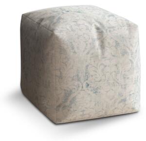 Sablio Taburet Cube Vintage patina: 40x40x40 cm