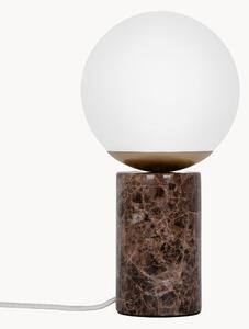 Malá stolová lampa s mramorovým podstavcom Lilly