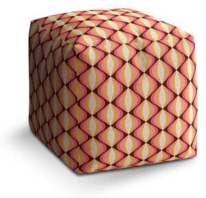 Sablio Taburet Cube Kaleidoskop spomienok: 40x40x40 cm