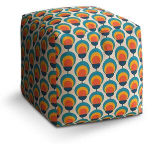 Sablio Taburet Cube Dúhové spektrum: 40x40x40 cm