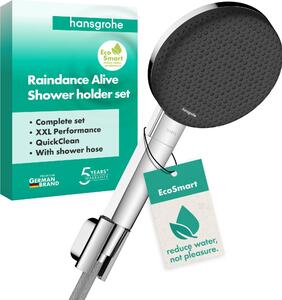 Sprchová súprava hansgrohe Raindance Alive Select S 125 3jet EcoSmart s chrómovou sprchovou hlavicou 1600 mm, 1 kus