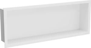 Mexen X-Wall-R, polička na zapustenie na obklad s golierom 60 x 20 cm, biela, 1920602010