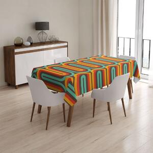 Sablio Obrus Retro vlny - 130x130 cm