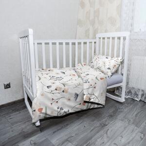 Sablio Mikroplyšové detské obliečky do postieľky Lúčna elegancia - 130x90 / 40x60