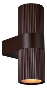 Nordlux - Vonkajšie nástenné svietidlo KYKLOP 2xGU10/25W/230V IP54 hnedá