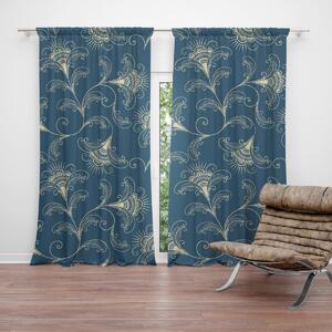 Sablio Záves Vintage ornamenty: 2ks 140x250cm