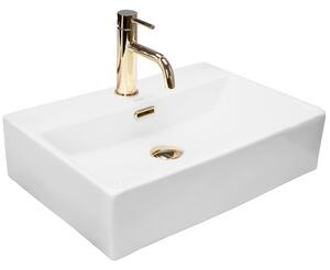 Rea Bonita G, umývadlo na dosku 51x36 cm, biela, REA-U5521