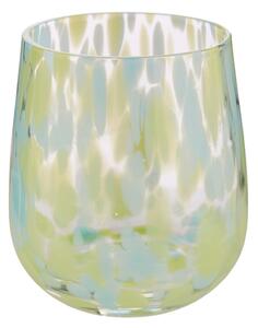 CONFETTI Pohár 450 ml - zelená/modrá