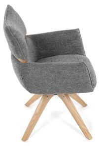 Jedálenská stolička sivá DCH-D1348 GREY2