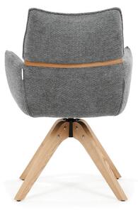 Jedálenská stolička sivá DCH-D1348 GREY2