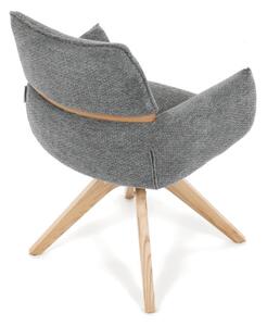 Jedálenská stolička sivá DCH-D1348 GREY2