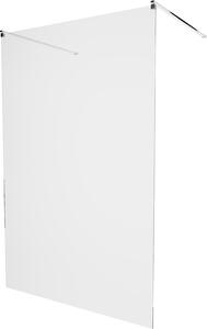 MEXEN - Kioto zástena sprchová samostatne stojaca 130 x 200 cm, transparentná 8 mm, chróm - 800-130-002-01-00