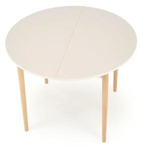 Halmar PIVOT jedálenský stôl rozkladací 102-142x102x75, kašmír/ prírodný