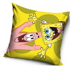Dekoračný vankúš SpongeBob a Patrick - 40 x 40 cm