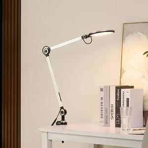 Lindby LED svietidlo Nyxaris, strieborné, kov, CCT, 52 cm