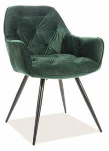 Jedálenská stolička Bria- zelená