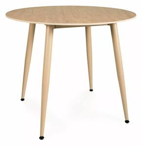Signal RION jedálenský stôl FI90 cm, farba Travertine/nohy kašmír