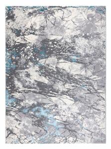 Koberec CORE W9789 Abstrakcia - sivý / modrý