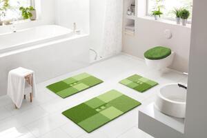 LineaDue MERKUR - Kúpeľňová predložka zelená Rozmer: 40x50 cm