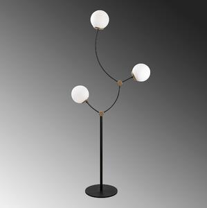 Dizajnová stojanová lampa Ulyciana 151 cm čierna
