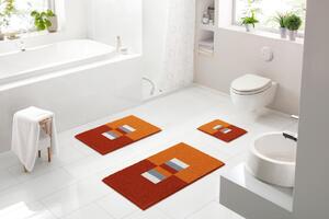 LineaDue CAPRICIO - Kúpeľňový koberec oranžový Rozmer: 40x50 cm