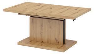 KONDELA Jedálenský/konferenčný rozkladací stôl, dub artisan, 120-200x70 cm, ARTON