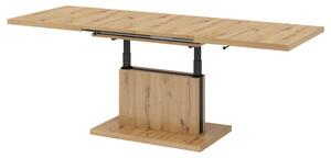 KONDELA Jedálenský/konferenčný rozkladací stôl, dub artisan, 120-200x70 cm, ARTON