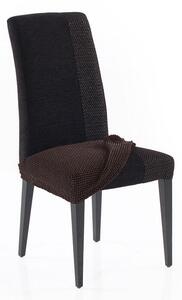 Super strečové poťahy NIAGARA čokoládová stoličky 2 ks (40 x 40 cm)