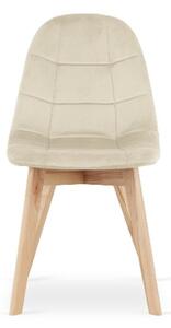 Jedálenská stolička BORA - béžová (ivory)
