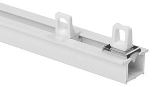 Hliníková jednokoľajová PS podomietková koľajnica s príslušenstvom (vrátane 2 koľajníc), biela Dĺžka: 350 cm, Typ zavesenia: Háčik