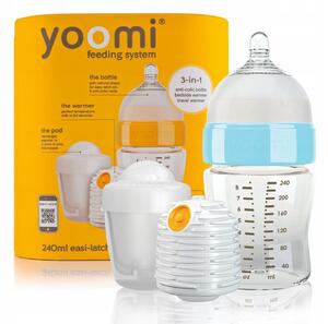 Yoomi samoohrievacia fľaša 240 ml Farba: modrá