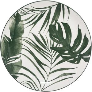 Porcelánový dezertný tanier Leafs, (fi) 19 cm, listy, sada 6ks