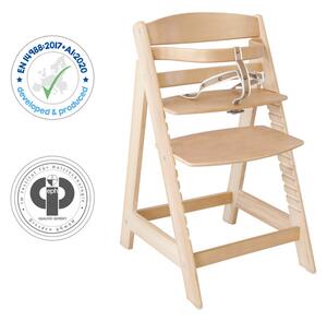 Roba Detská drevená vysoká jedálenská stolička Sit Up (prírodná) (100306933)
