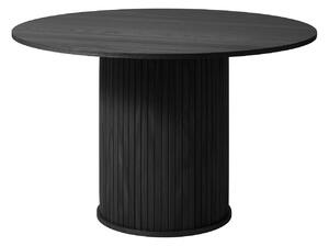 Dizajnový jedálenský stôl Vasiliy 120 cm čierny dub