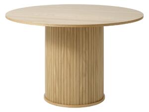 Dizajnový jedálenský stôl Vasiliy 120 cm prírodný dub