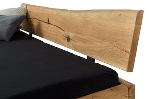 Dubová drevená posteľ 90x200 Admiral