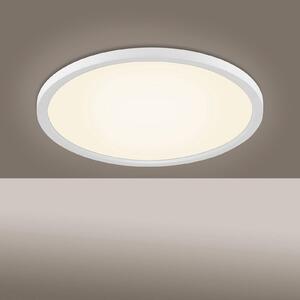 Stropné LED svetlo Flat CCT, Ø 40 cm, biela
