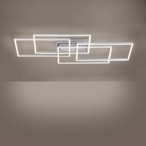 LED stropné svietidlo Iven, tlmené, oceľ, 95x51,5cm