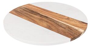 Mramorový otočný servírovací podnos Marie, (fi) 35 cm