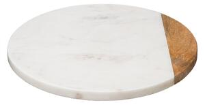 Mramorový otočný servírovací podnos Marbl W, (fi) 30 cm
