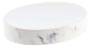 Miska na mydlo Nardi Marble, biela