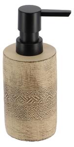 Dávkovač mydla Klass Natural, kombinácia farieb/s čiernymi prvkami, 160 ml